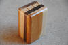 Wood knife block made in Wisconsin