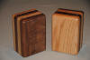 Wood knife block made in Wisconsin