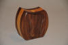 Wood bud vase made in Wisconsin