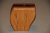 Wood bud vase made in Wisconsin