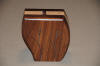 Wood bud vase made in Wisconsin